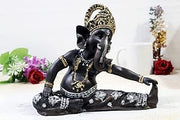 Yoga Ganesha Table Decor Polyresin Showpiece