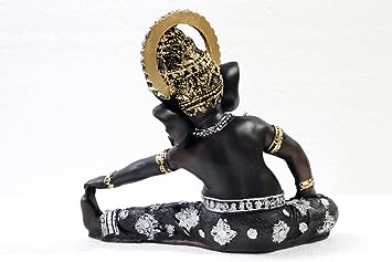 Yoga Ganesha Table Decor Polyresin Showpiece