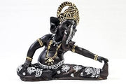 Yoga Ganesha Table Decor Polyresin Showpiece