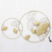 Golden Zingo Leaf Wall Art