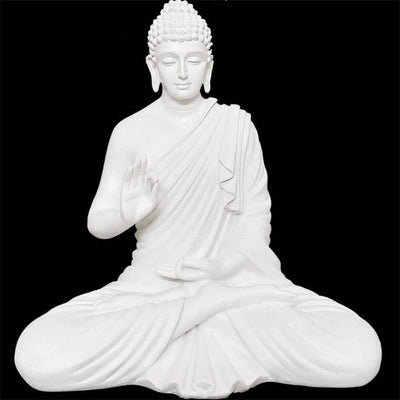 Pixclte Buddha Samadhi Tabel Decor Polyresin Showpiece