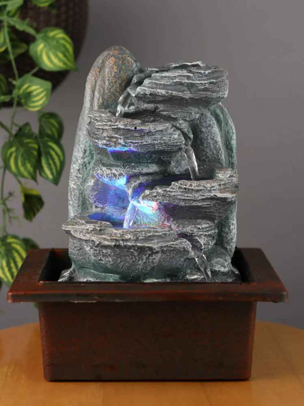 Water Fountains with LED Lights, Home Decor, Decoration Living Room, Birthday Gift - ItStyle Store