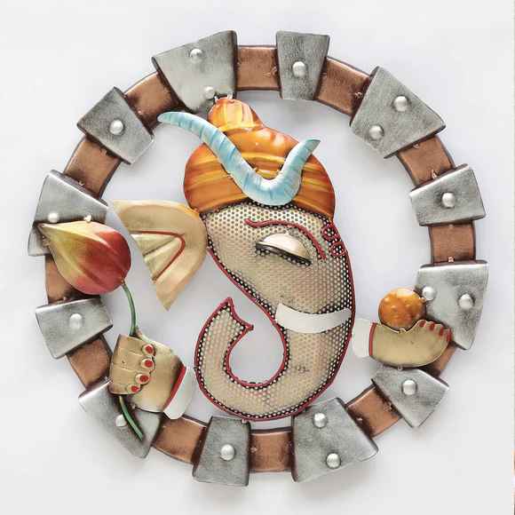 Metal Ganeshji LED Wall Art - ItStyle Store