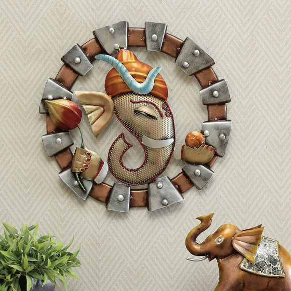 Metal Ganeshji LED Wall Art - ItStyle Store