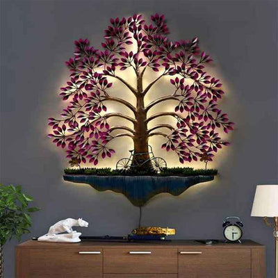Pink Tree Metal Wall Art - ItStyle Store