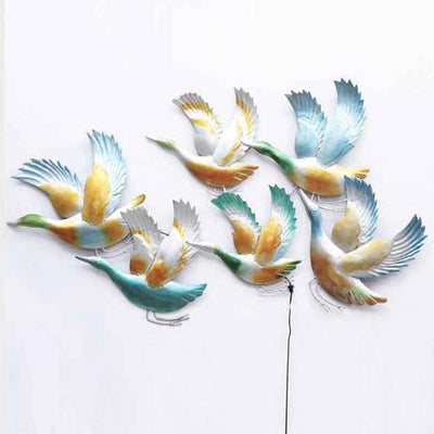 Six Colorful Birds LED Wall Art - ItStyle Store