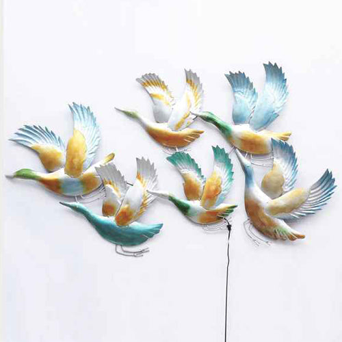 Six Colorful Birds LED Wall Art - ItStyle Store