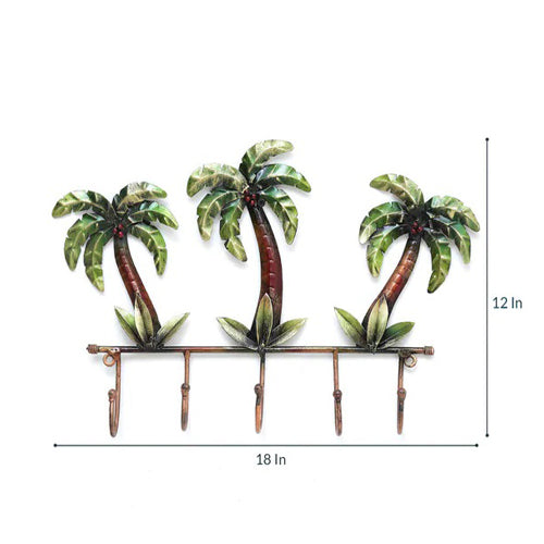 Three Metal COCO Green Tree Key Holder - ItStyle Store