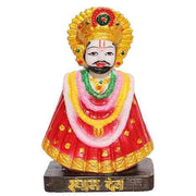 Polyresin Khatu Shyam Baba Idol for Home Temple Pooja Idol Decorative Showpiece