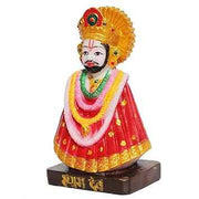 Polyresin Khatu Shyam Baba Idol for Home Temple Pooja Idol Decorative Showpiece