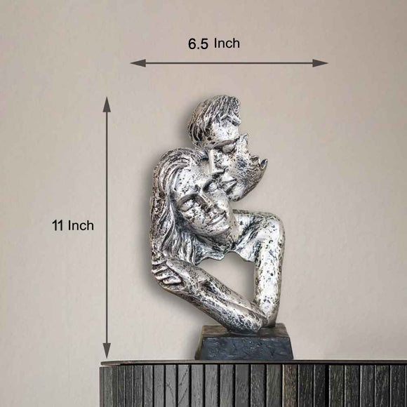 Polyresin  Love Couple Table Decor Showpiece