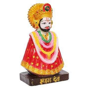 Polyresin Khatu Shyam Baba Idol for Home Temple Pooja Idol Decorative Showpiece