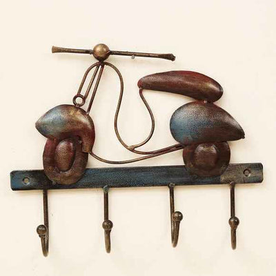 Multicolor Scooter Metal Wall Hook - ItStyle Store