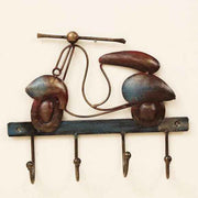 Multicolor Scooter Metal Wall Hook - ItStyle Store